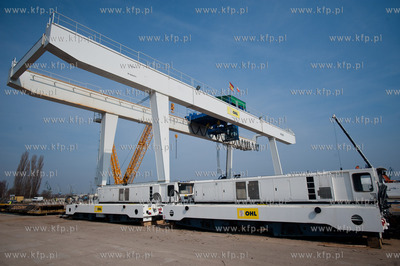 Gdansk. Wisloujscie. Zmontowana, przygotowana do pracy...