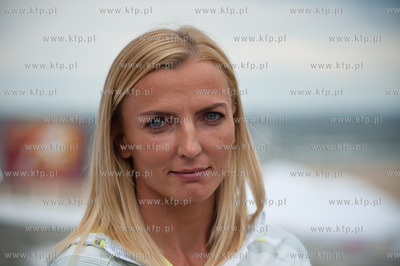 Sopot. Konferencja prasowa poprzedzajaca zawody Tyczka...
