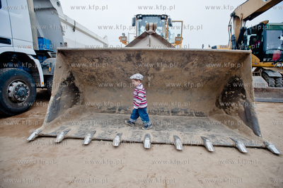 Gdansk. Matarnia. Kolej na PKM - Dzien Otwarty powstajacej...