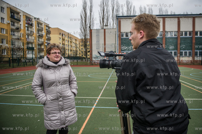 Gdansk. Nowy Port. Kandydaci do Rady Dzielnicy zwiazani...