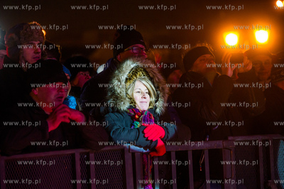 Gdansk. Zabawa sylwestrowa na Targu Weglowym.
Nz Ray...