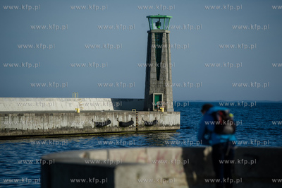 Gdynia. Pierwszy prawdziwie wiosenny, sloneczy i cieply...