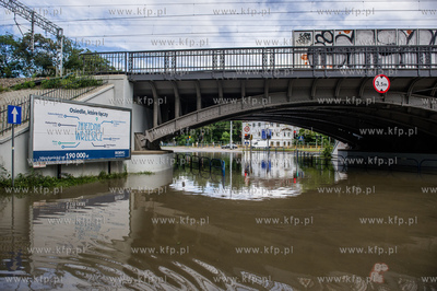 Gdańsk. Skutki silnych opadow, które przeszły nad...