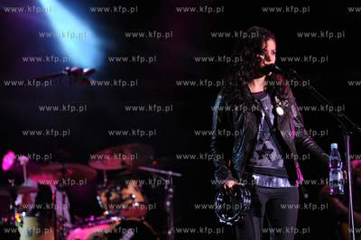 Gdansk. Plac zebran Ludowych. Scena letnia. Koncert...