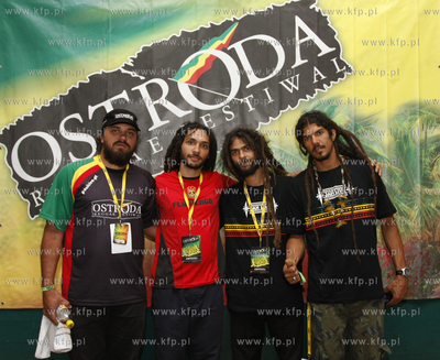Ostroda Reggae Festiwal 2009. Brazylijski zespol Jah...