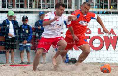 Mecz gwiazd w ramach Finalu Mistrzostw Plazowej Pilki...