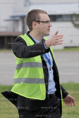 Michal Tusk, pracownik Portu Lotniczego w Gdansku.
04.06.2012...