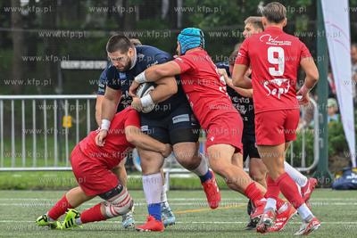 Stadion Ogniwa Sopot. Mecz rugby Energa Ogniwo Sopot...