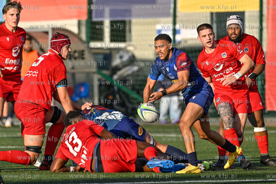 Sopot. Stadion Ogniwo Sopot. Ekstraliga rugby. Mecz...