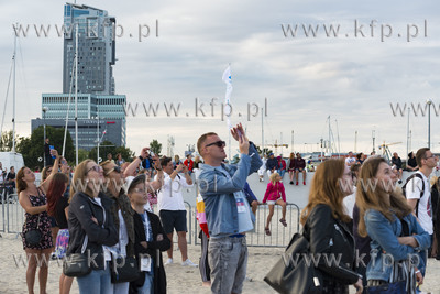 Koncerty Red Bull Music na plaży miejskiej w Gdyni....