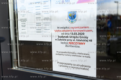 Żukowo. Środki ostrożności w związku z pandemią...