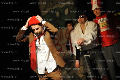 Gdansk, Teatr Wybrzeze, Czarna Scena. Proba medialna...