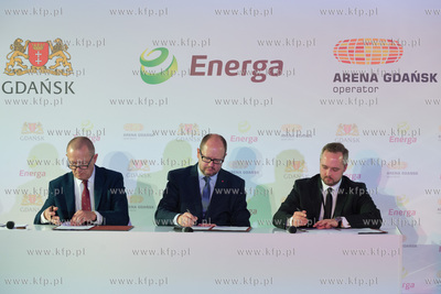 Uroczyste podpisanie umowy sponsorskiej oraz nadania...