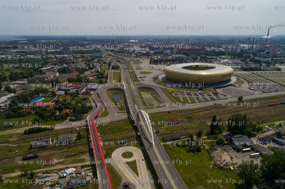 Gdańsk, Droga Zielona, Stadion Energa Gdańsk.20.07.2017...