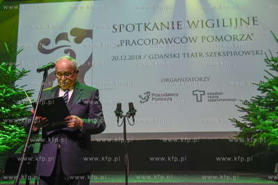 Wigilia Pracodawców Pomorza w Teatrze Szekspirowskim....