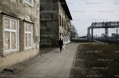 Gdansk. Domy przy ul. Marynarki Polskiej przeznaczone...