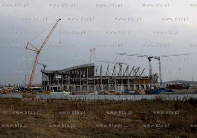 Gdansk Letnica. Budowa stadionu pilkarskiego.
29.03.2010
fot....