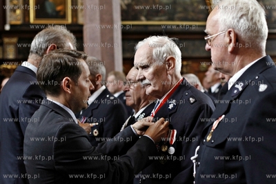Gdansk. Dwor Artusa. Wojewódzkich Obchodach Dnia Strażaka,...