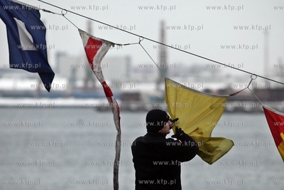 Gdynia Oksywie. Port Wojenny. Uroczystosc objecia przez...