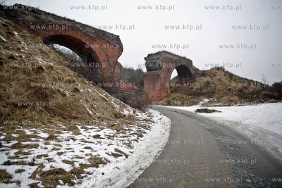 Gdansk. Wycinka drzew na trasie budowanej Kolei Metropolitalnej...