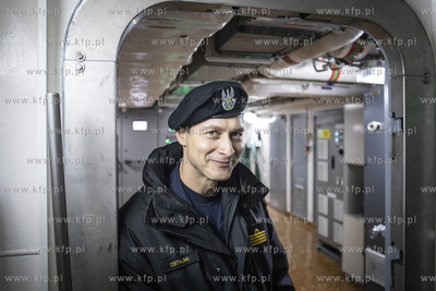 Gdynia Oksywie. Port Wojenny.ORP Slązak w przeddzień...