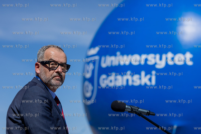 Wmurowanie kamienia węgielnego pod Centrum Sportu....