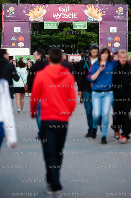 Gdansk. Fanzone - Strefa Kibica. Relacja meczu Mistrzostw...