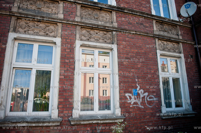 Gdansk. Wrzeszcz. Kamienica na ulicy Jaskowa Dolina....