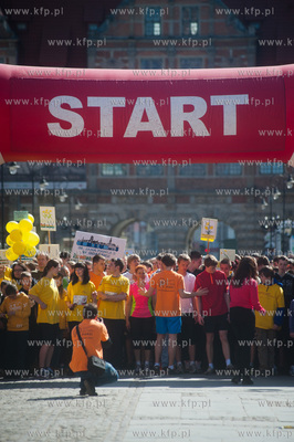 Gdansk. Dlugi Targ. Bieg Nadziei 2013 zorganizowany...