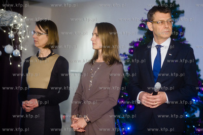 Gdansk. Hotel Hilton. Spotkanie Swiateczne ze szwedzką...