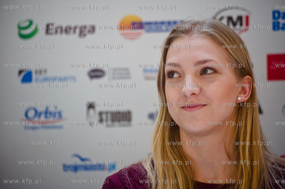 Gdansk. CH. Galeria Baltycka. Konferencja prasowa poprzedzajaca...