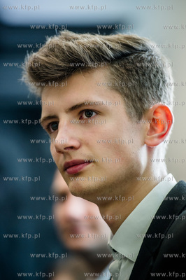 Gdansk. Urzad Miasta. Spotkanie Michala Zielinskiego,...