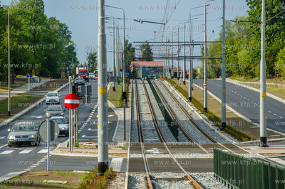 Gdansk. Ostatnie dni budowy linii tramwajowej na Morene....