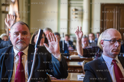 Gdansk. Nowy Ratusz. XXIII Sesja Rady Miasta Gdanska....