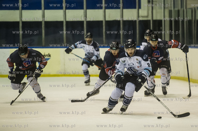 Gdańsk. Hala Oliwia. Polska Hokej Liga. Mecz o utrzymanie...