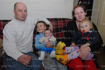 5-letni Sebastian Miszkowski ze wsi Barlomino w gminie...