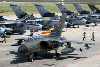 Laage, Niemcy. Z wizyta w bazie Luftwaffe  JG 73. Nz....