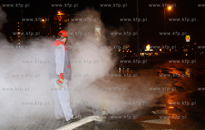 Gdansk. Skrzyzowanie ulic Chlopskiej i Obroncow Wybrzeza....
