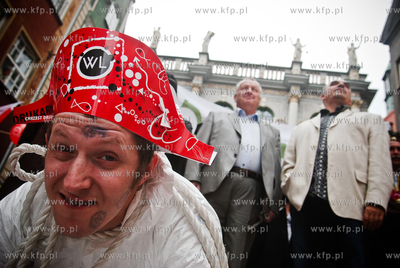 Jedna z atrakcji Jarmarku sw. Dominika byl chrzest...
