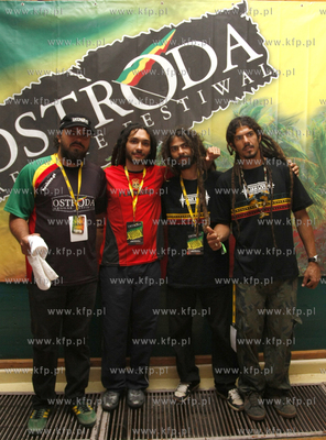 Ostroda Reggae Festiwal 2009. Brazylijski zespol Jah...