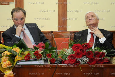 Sesja Sejmiku Wojewodztwa Pomorskiego. Podczas obrad...