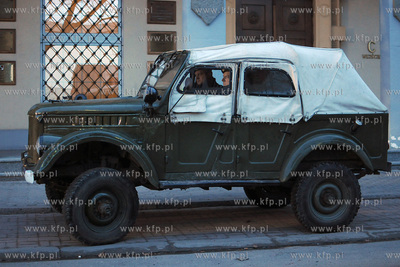 Plan zdjeciowy filmu o masakrze robotnikow na Wybrzezu...