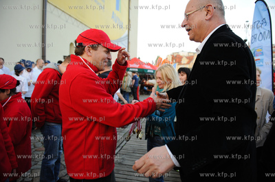 Gdansk. Olowianka. Festyn Morski zorganizowany na okolicznosc...