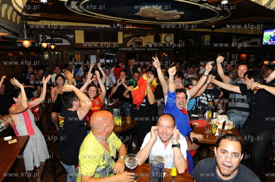 Hiszpania. Barcelona. Cwiercfinalowy mecz mistrzostw...