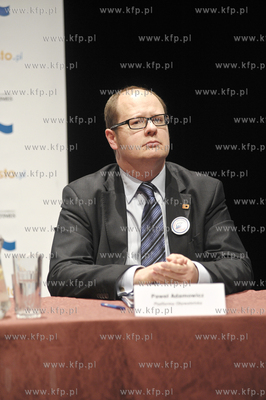 Polityczna debata kandydatow na prezydenta miasta Gdansk...