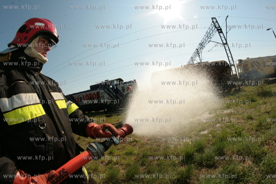 Cwiczenia wypadku masowego z duza iloscia osob poszkodowanych...