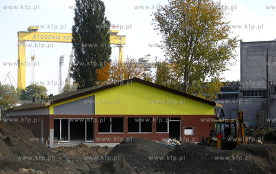 Szczecin, Budowa sklepu Biedronka na terenie zamknietej...