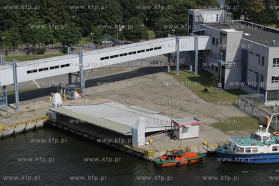 Gdansk. Terminal promowy Westerplatte. 05.08.2009 fot....