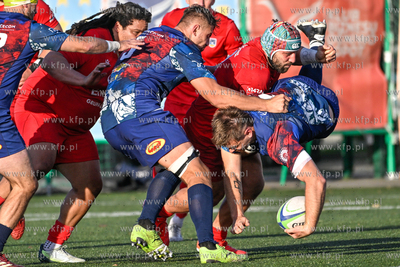 Sopot. Stadion Ogniwo Sopot. Ekstraliga rugby. Mecz...