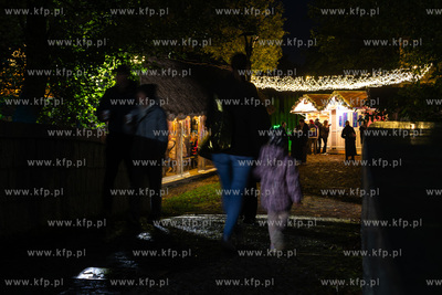 Przedpremierowy pokaz iluminacji w Lumina Park na terenie...